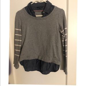 Tommy Hilfiger Faux Layered Collar Sweater XS